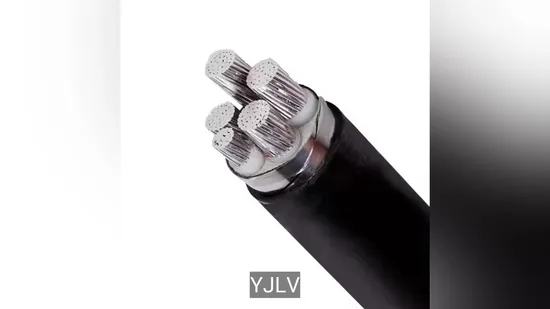Cavo di alimentazione Yjlv isolato in PVC XLPE con conduttore in alluminio da 1,8/3 Kv