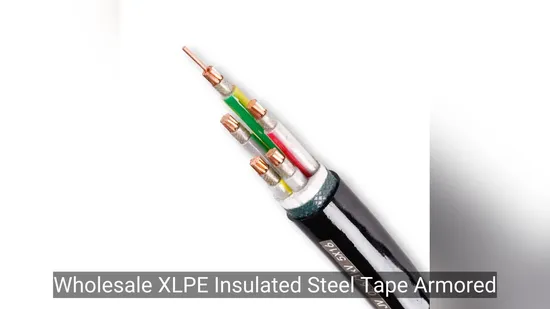 Cavo di alimentazione rivestito in PVC con armatura in nastro d'acciaio isolato XLPE all'ingrosso