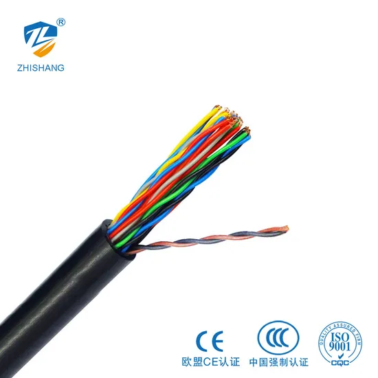 Cavo telefonico sotterraneo per telecomunicazioni dati Hya da 10 paia/100 paia