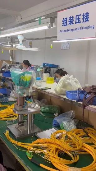 Cavi patch in fibra ottica durevoli per reti e telecomunicazioni, 12 core, cavo patch in fibra ottica corazzato per esterni Sc/UPC, FTTH